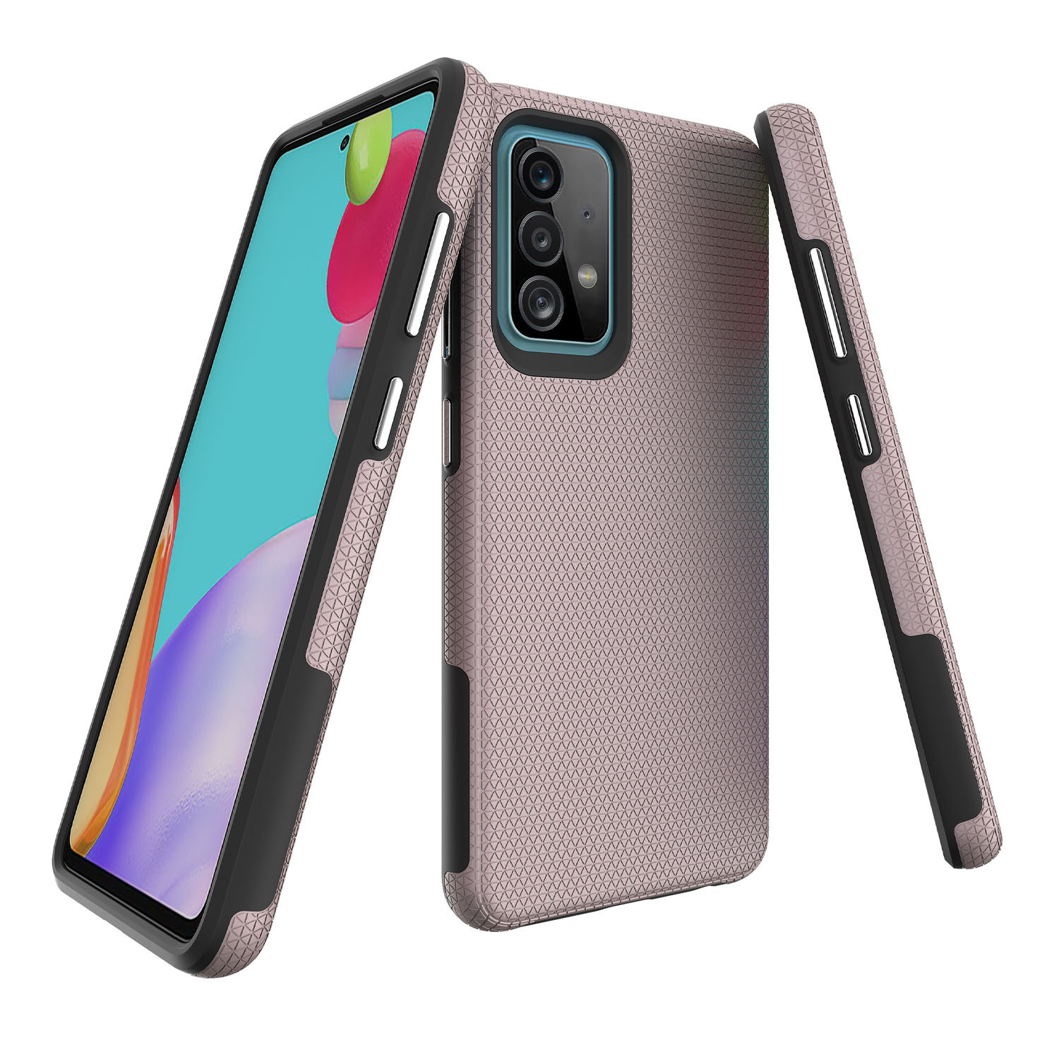 1.5mm Shock Proof Mobile Cover Dual Layers For Samsung Galaxy A52