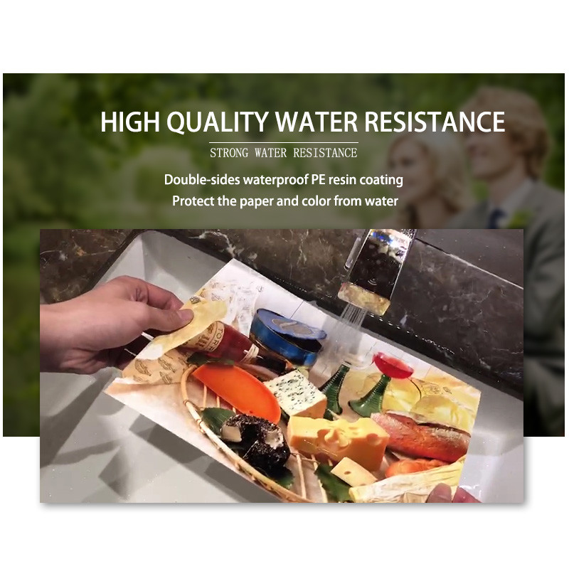 Inkjet RC Satin Resin Coated Photo Paper 4R 260gsm Natural White