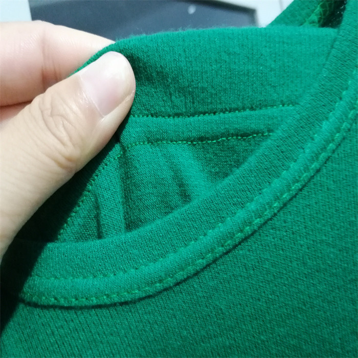 Green 5.5oz Protective FR Long Sleeve T Shirts Cotton Knitted