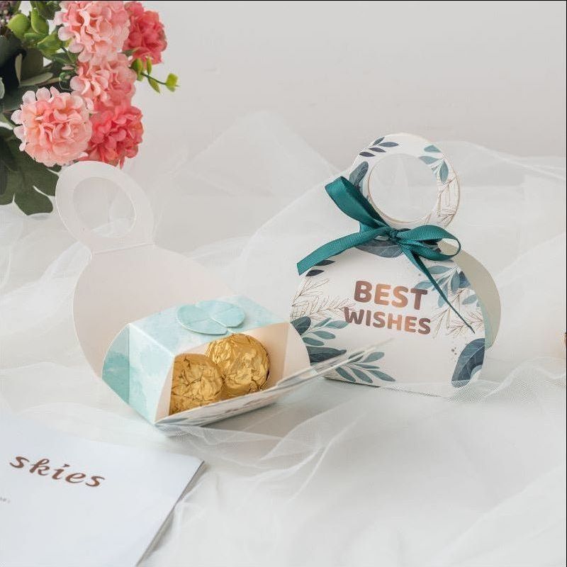 High Quality Custom Logo Bright Color Bloom Printed Packaging Gift Paper Candy Box