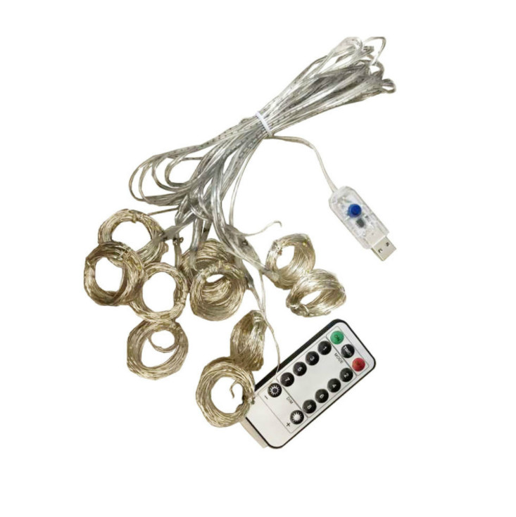 USB Led Fairy Light Led Wedding Fairy String Light Christmas Light Garland with Hook & Remote Control