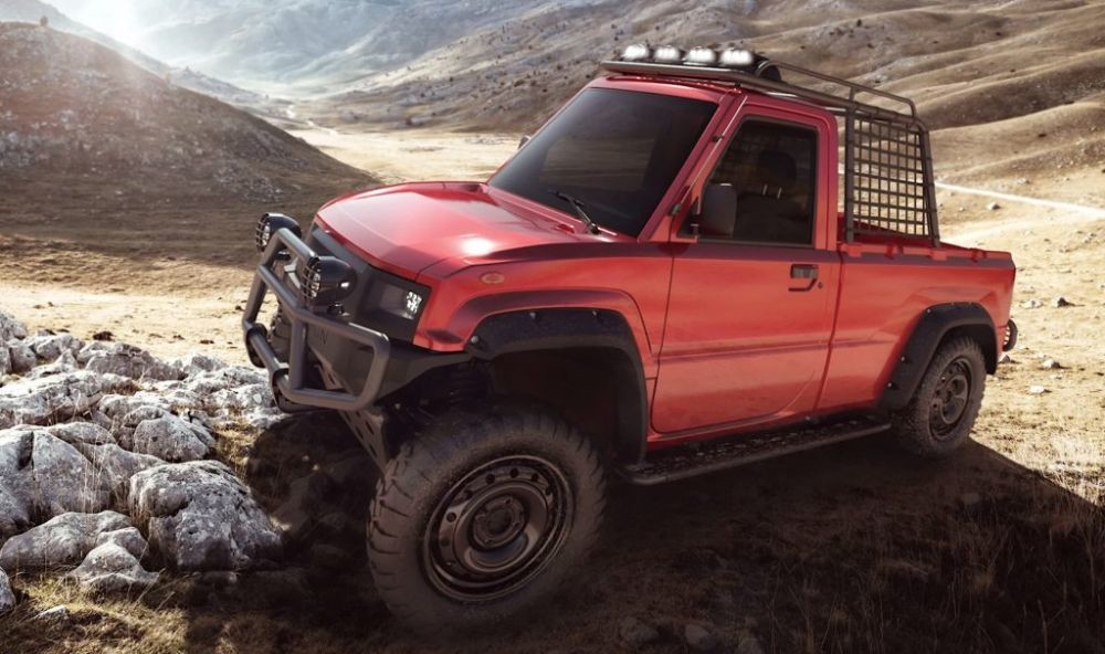 2024 New Chinese Pickup Trucks Electric Mining Truck With 10.5KW Rated Power
