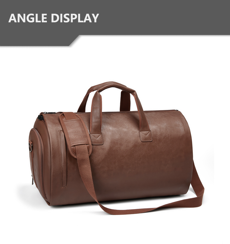 Retro Wheeled Garment Trolley Duffle Bag Large Rolling Duffle Bag 30cm High