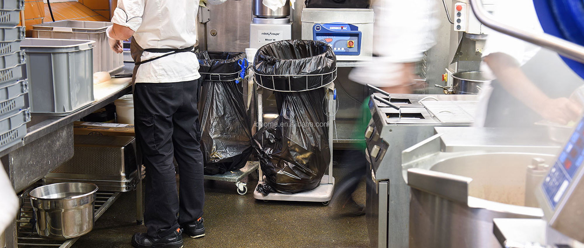 Continuous Folding Bag Endless Dust Bag Customized For Smart Waste Handling