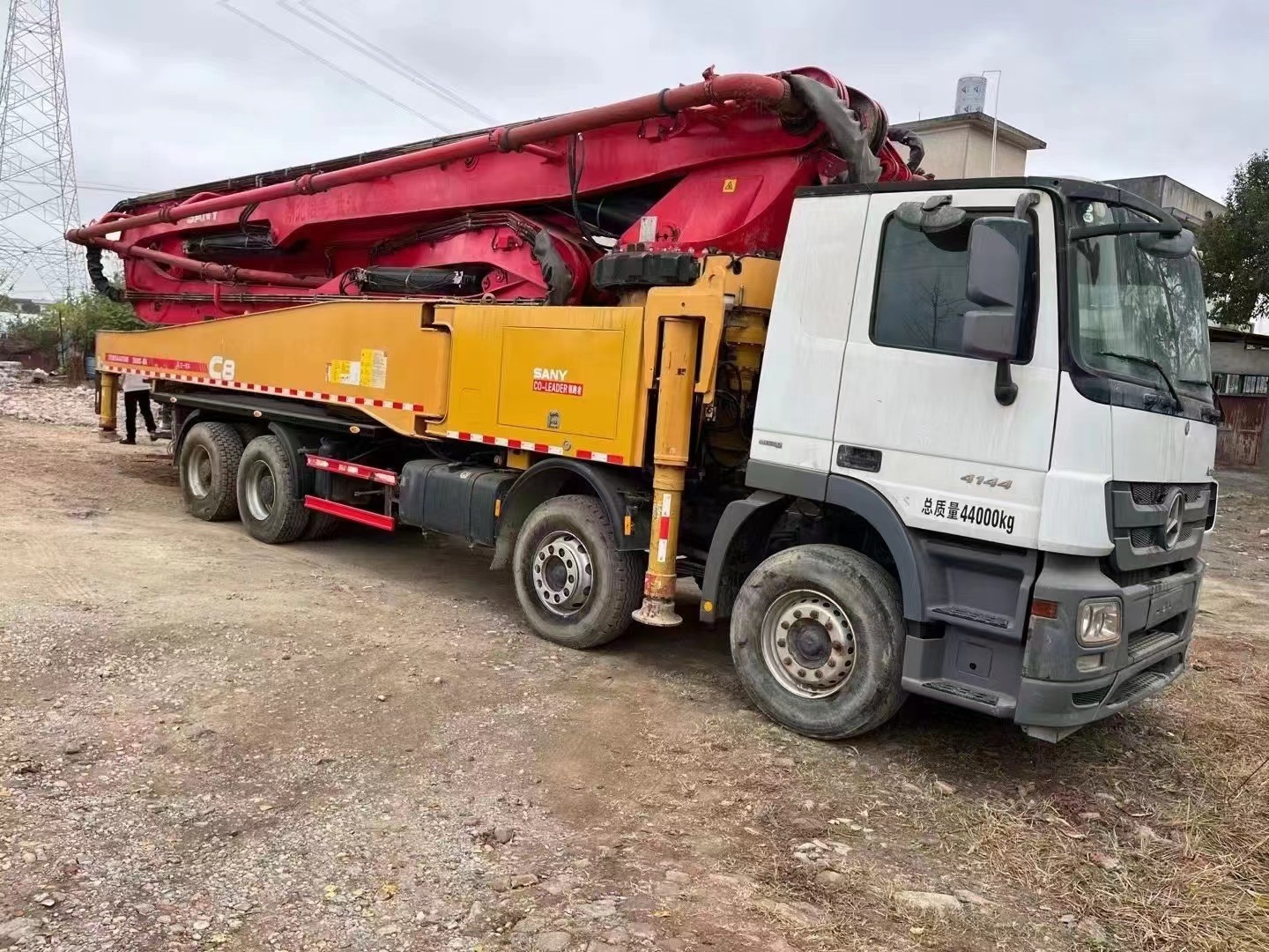Industrial Sany Concrete Cement Pump Truck Equipment High Performance