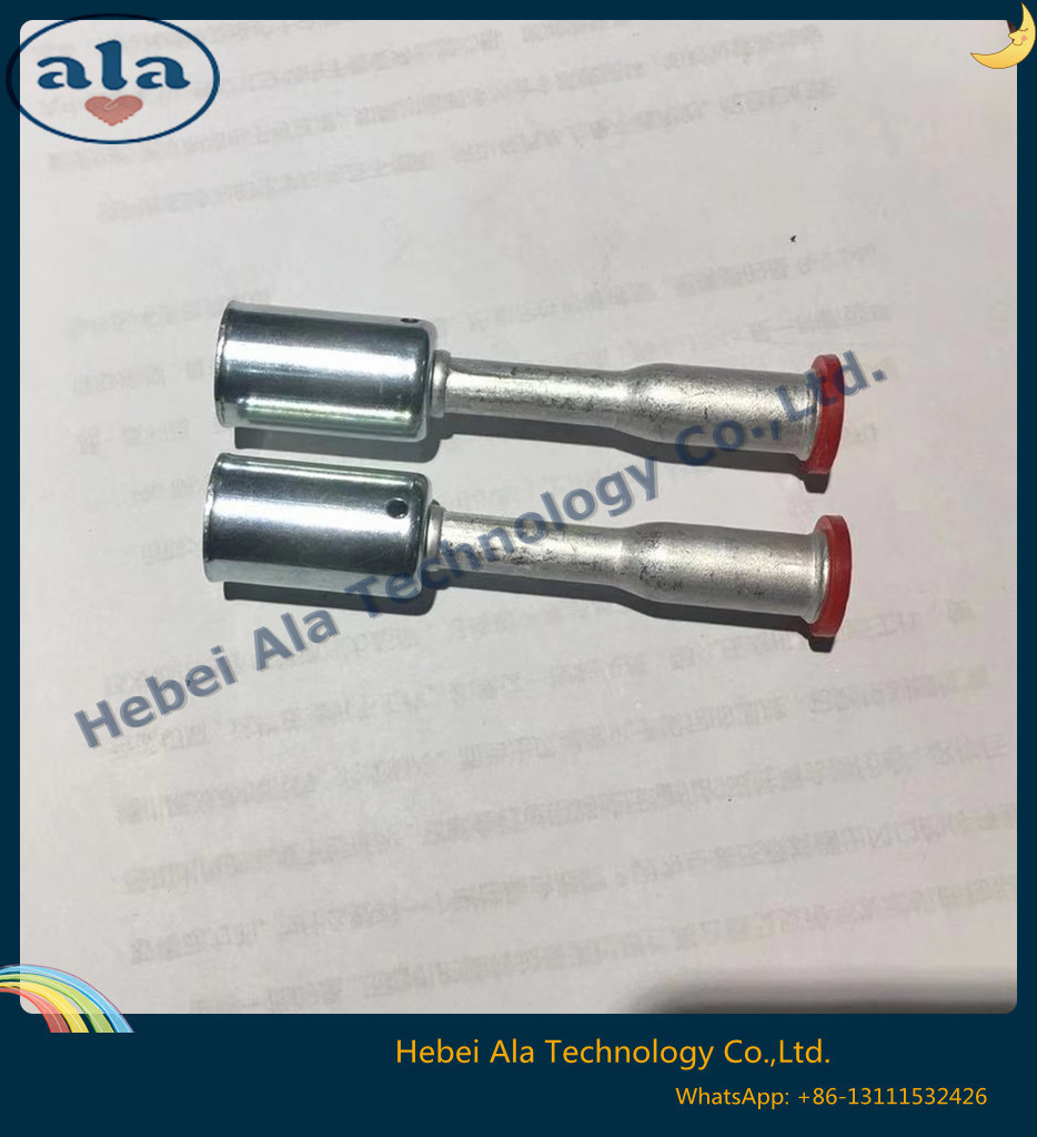 #6 #8 #10 #12Quick joint with Iron jacket Auto ac fitting180 Degree ac hose fitting straight hose end connector