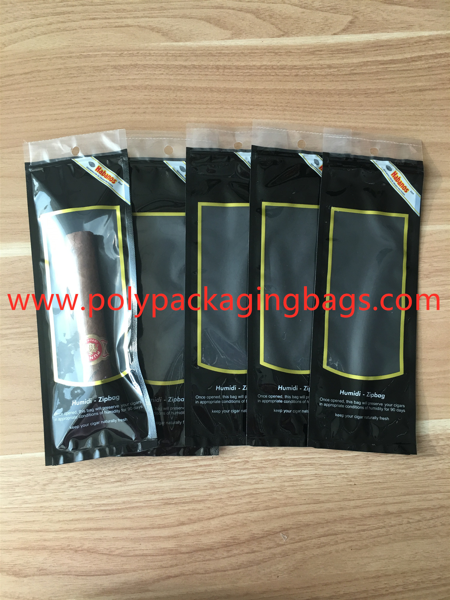 Coffee Or Cigar Moisturizing Bag With 1 - 10 Colors Printing SGS