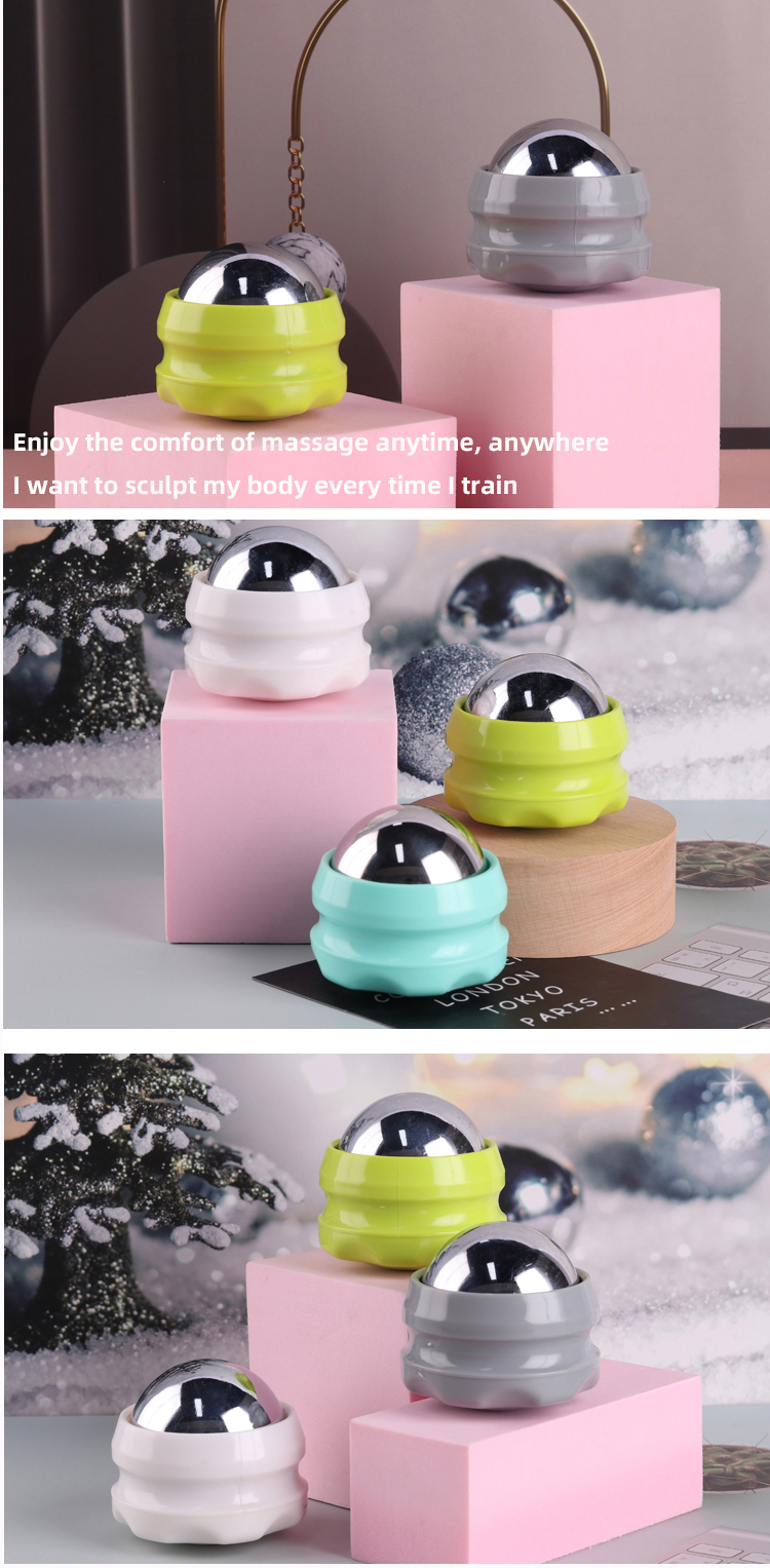 Skyringe Cold Roller Massage Ball Relief pain Easy Carry With Ice Gel