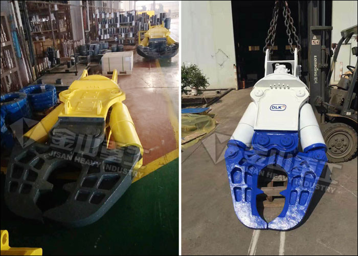 Powerful Excavator Concrete Crusher , Volvo Concrete Crusher For Excavator
