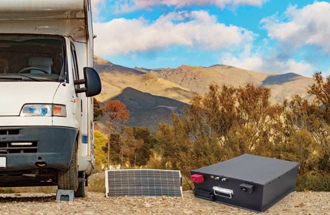 51.2v 56ah Lithium Deep Cycle RV Battery 2.87KWh 3000 Cycles RV Rechargeable Batteries