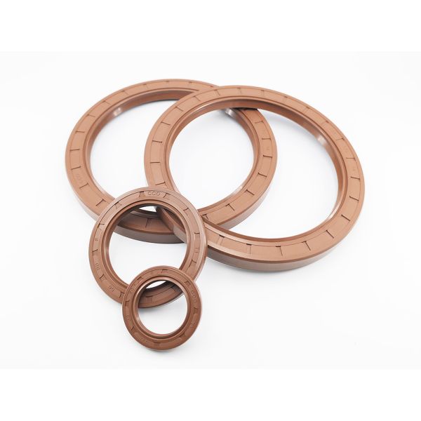 Customized Pump Oil Seal Mechanical Double Lip Rubber Oil Seal Brown Sealer