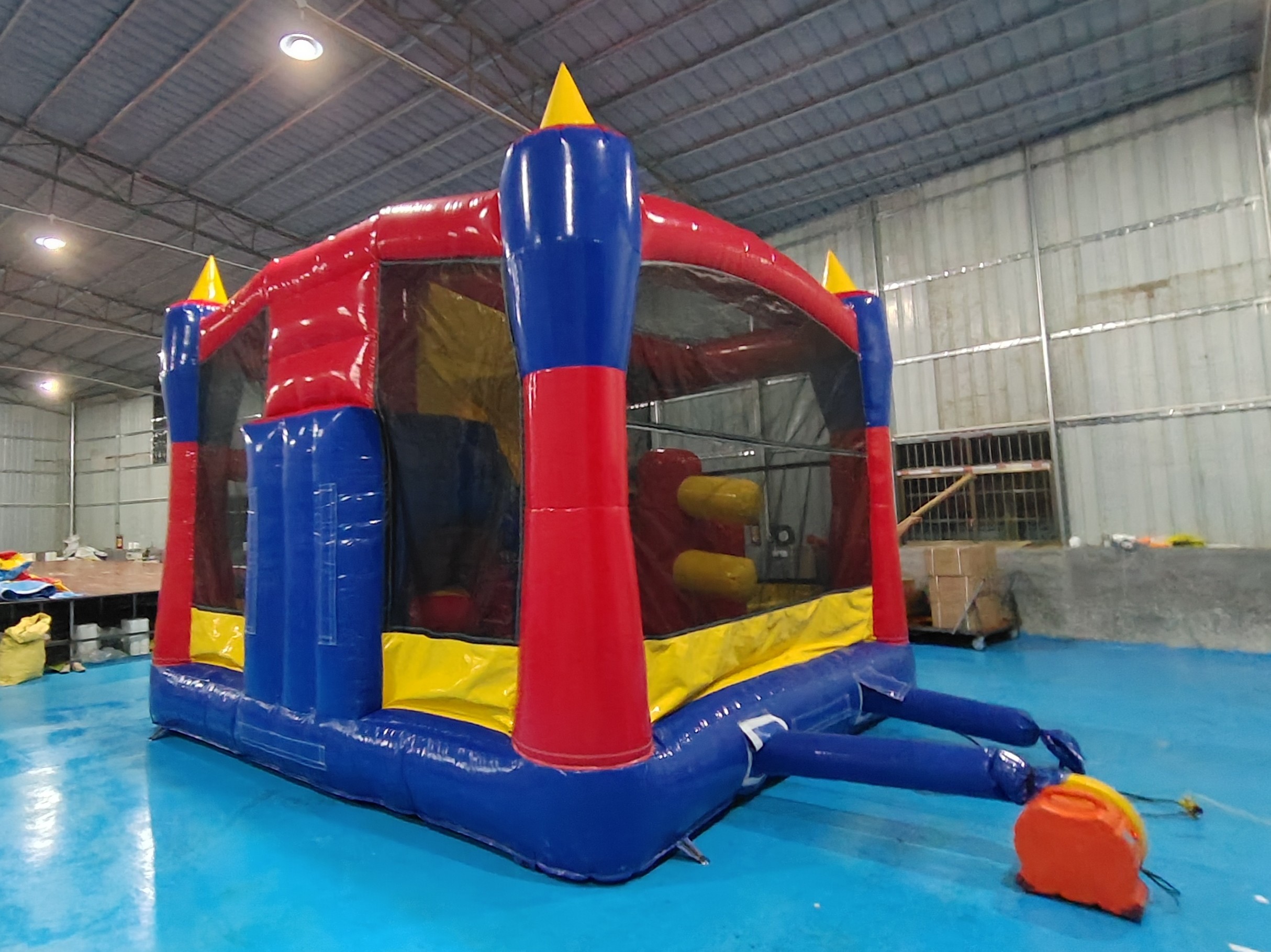 Simple inflatable mini combo castle for commercial actitivies small inflatable combo castle for baby