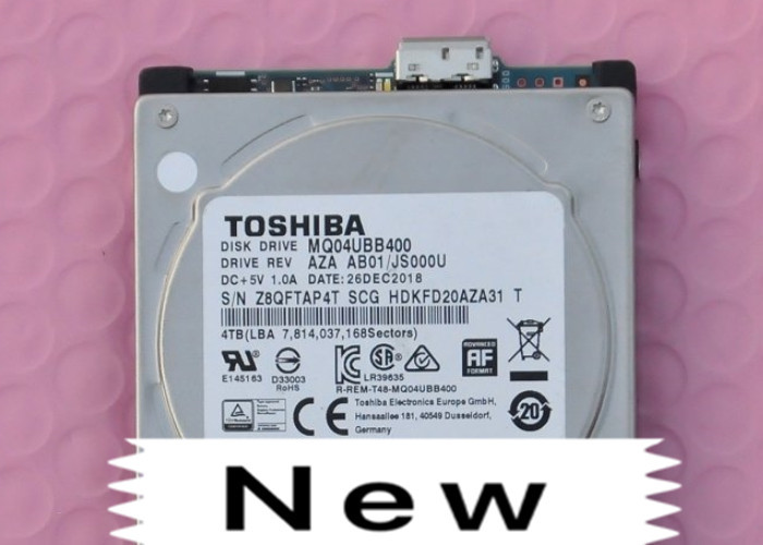 MQ04UBB400 4TB Toshiba Internal Hard Drive Onboard USB3.0 Board Number G0034A