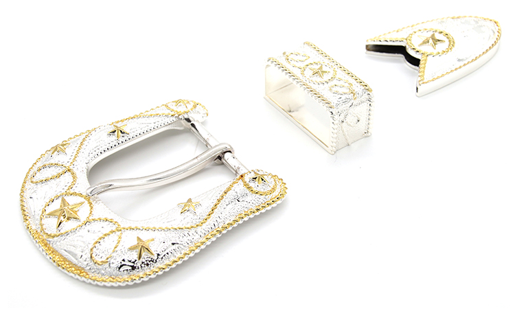 Zinc Alloy Double Pin Belt Buckle 40mm Inner Size With Long Using life