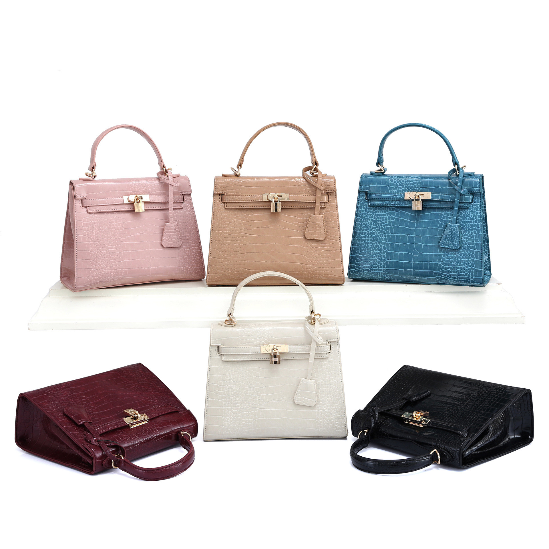 new full crocodile satchel Croosbag sling bag