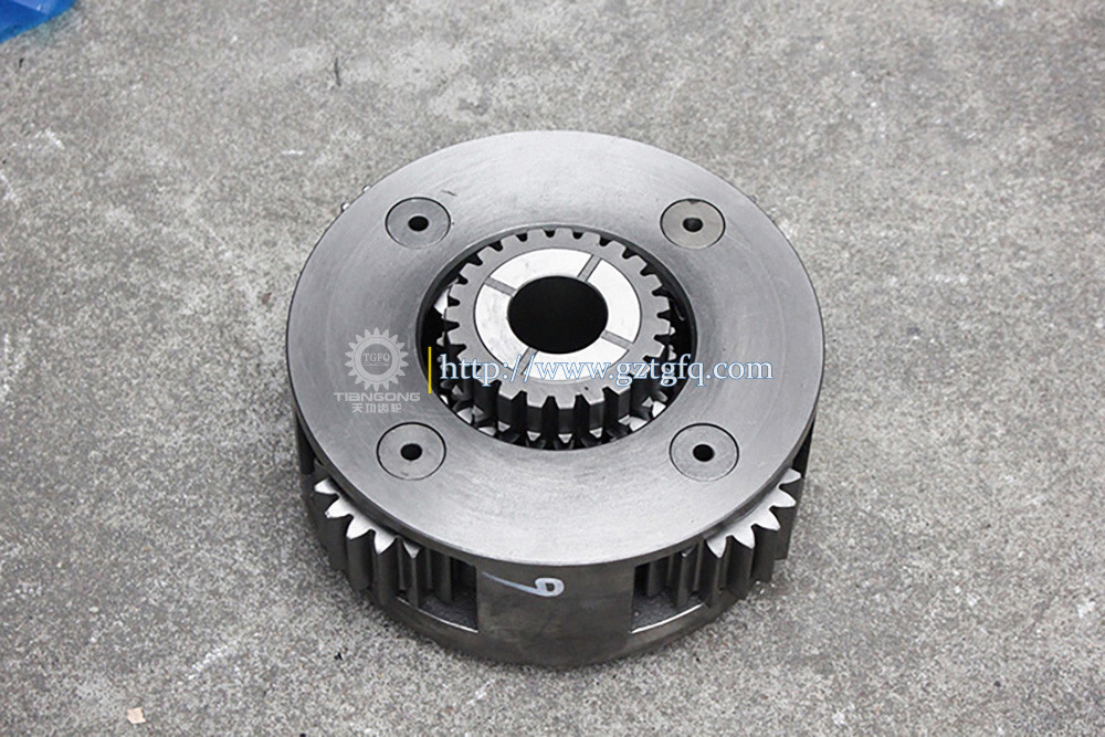 YN32W01019F1 1st 2nd Stage Planet Carrier With Sun SK200-6 Excavator Swing Gear