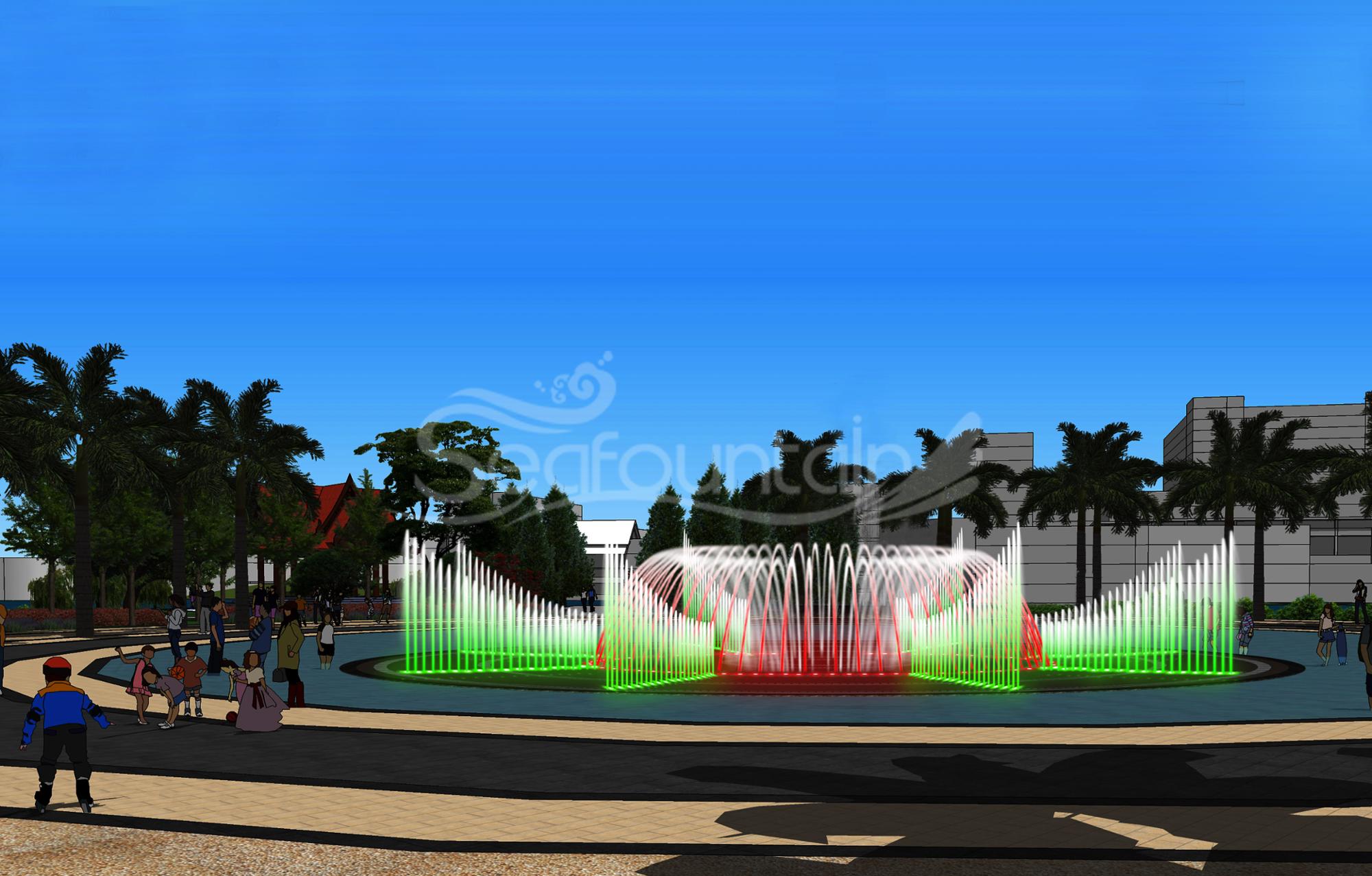 Economic submersible pump multimedia music floating water fountain
