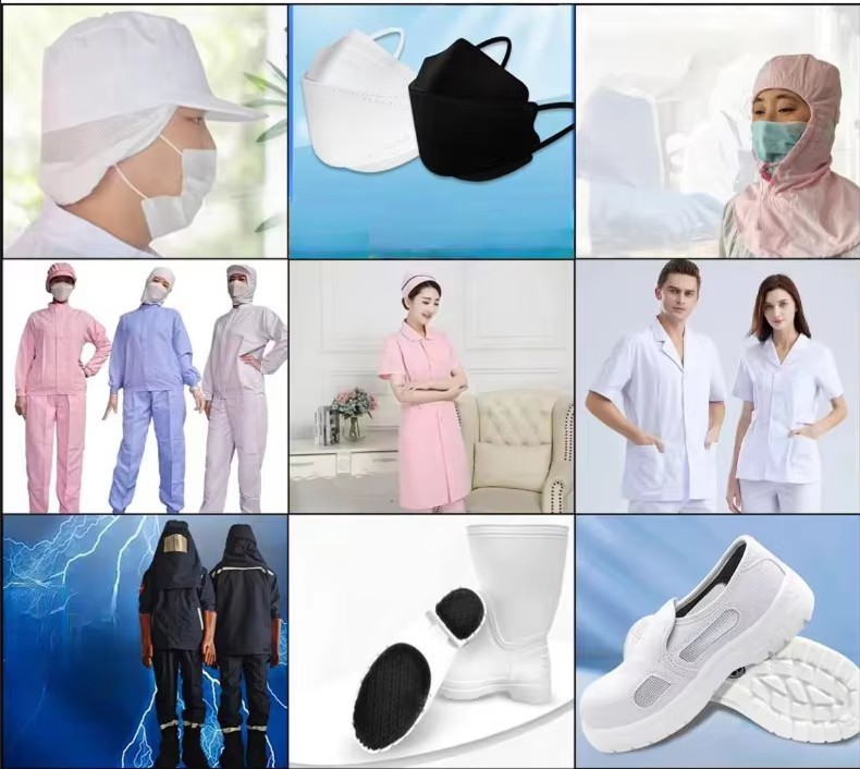 Summer Short Sleeved Work Clothes Wholesalers Food Workwear Waterproof Dustproof Workwear Workshop Work Suit