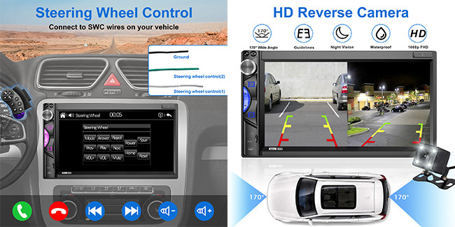 7Inch Carplay Android System Car DVD Player Compatible with Universal Android Car MP5 Player Car Radio