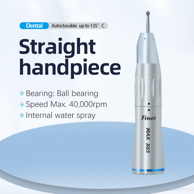 2.35mm Bur Dental Micro Handpiece 1/1 Inner Water Spray Surgical Straight Handpiece