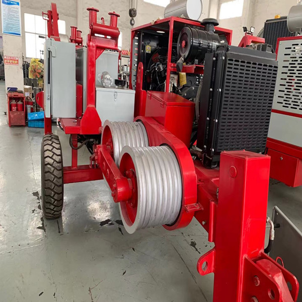 Transmission Power Line SA-QY60 60KN Cable Puller Stringing Equipment