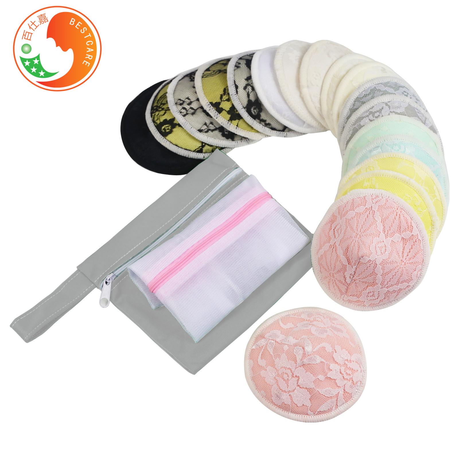 Waterproof Reusable Bra Pads Prevent Milk Leak Awkward Spill Collection