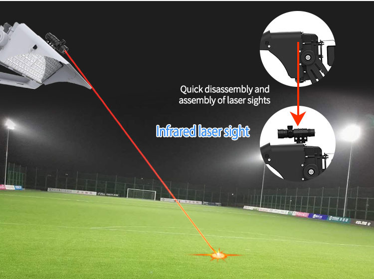 Low Carbon Emission LED High Mast Light 750W Industrial Flood Lights For Harbor