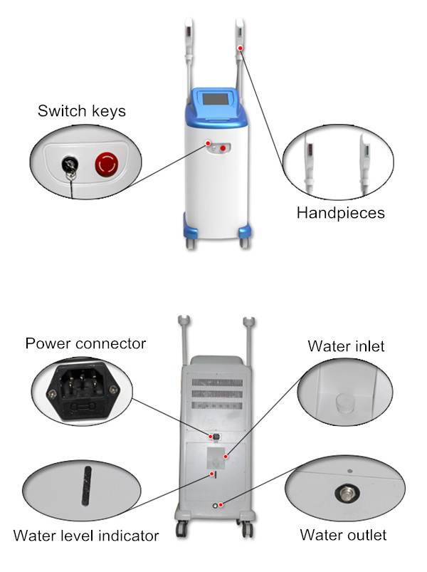 SHR best professional ipl machine for hair removal Pain free equipment for beauty salon
