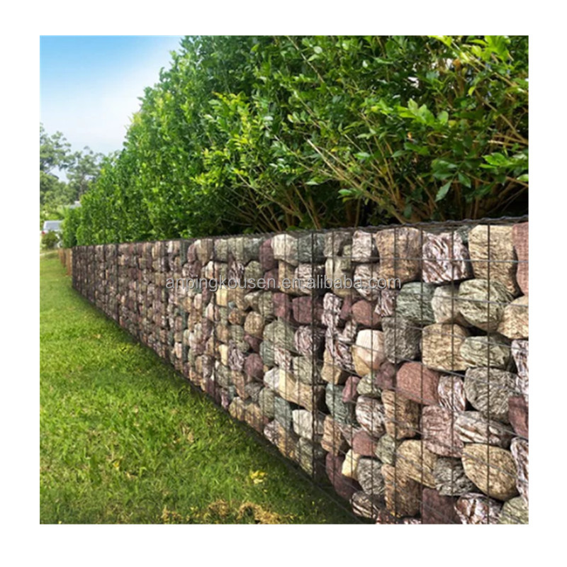 Galvanized Welded Gabion Boxes Wire Mesh Baskets Stone Cage for Custom Requirements