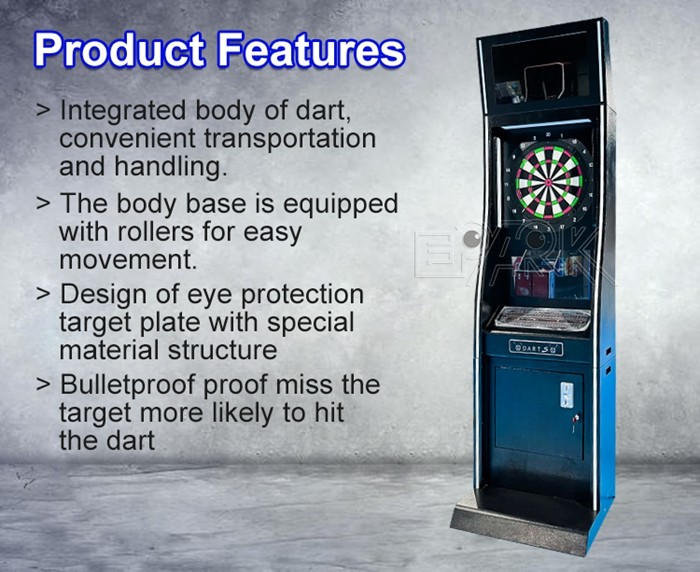 New Hardcover Dart Machine Coin Operated Darts Machine Dart Flight Machine