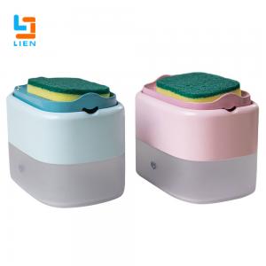Buy cheap LIEN Kitchen 2 In 1 Kitchen Soap Dispenser With Wash Sponge Holder product