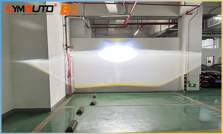 60w / 70w Car LED Light Headlight Bulb Dustproof Bi Laser Projector Lens