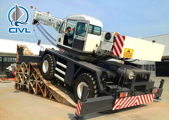 Rough Telescopic Boom Crane Vehicle Crane All Terrain 25t New Off-Road Tire Crane Rt25 190HP Engine