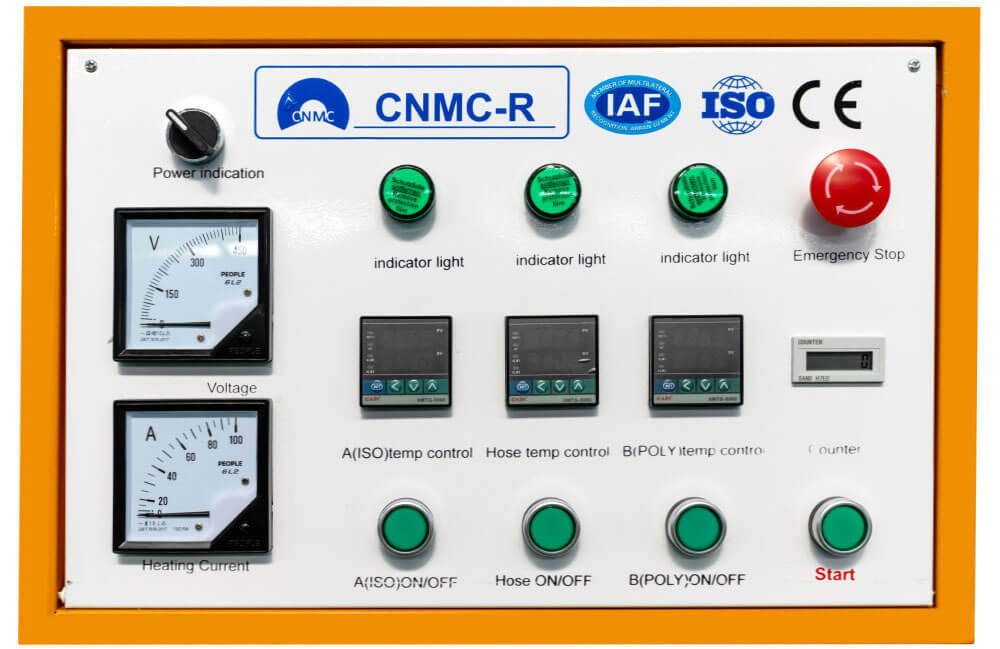 IOS Hydraulic Polyurea Spray Machine Pneumatic Driven CNMC-R