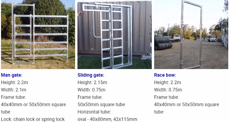 Corral Fencing Panels Gate,Security Farm Gate