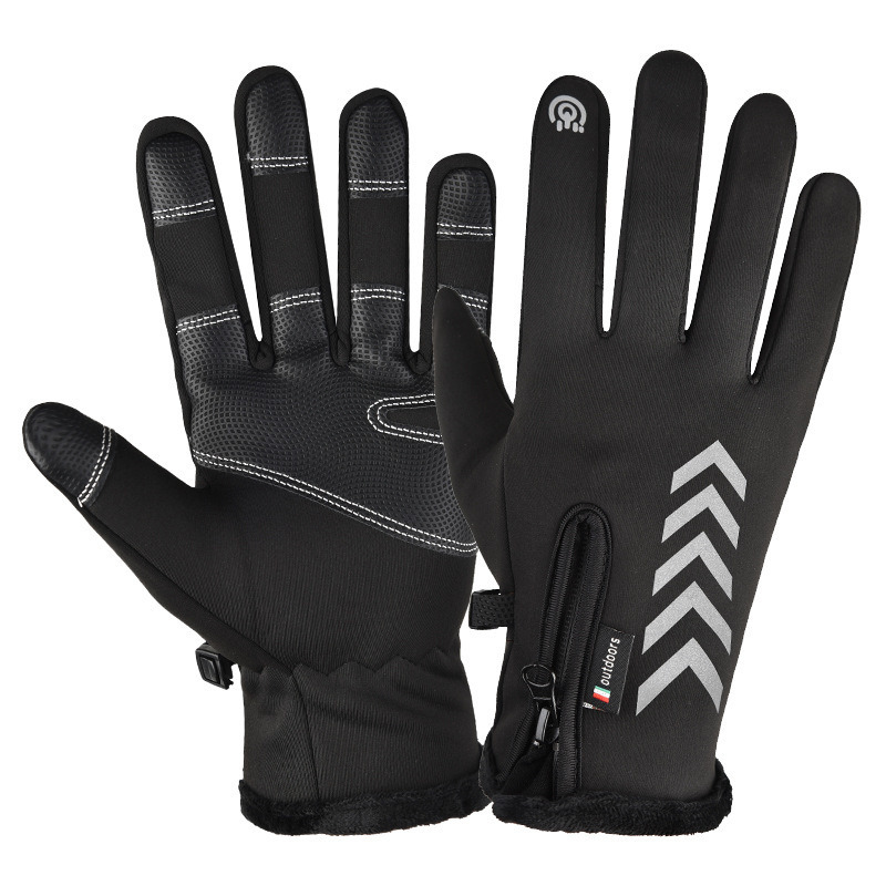 Breathable Motorcycle Gloves Windproof Cotton Work Glove for Sport