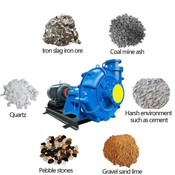 High Chromium Centrifugal Slurry Pump Wear Resistant Single Suction Centrifugal