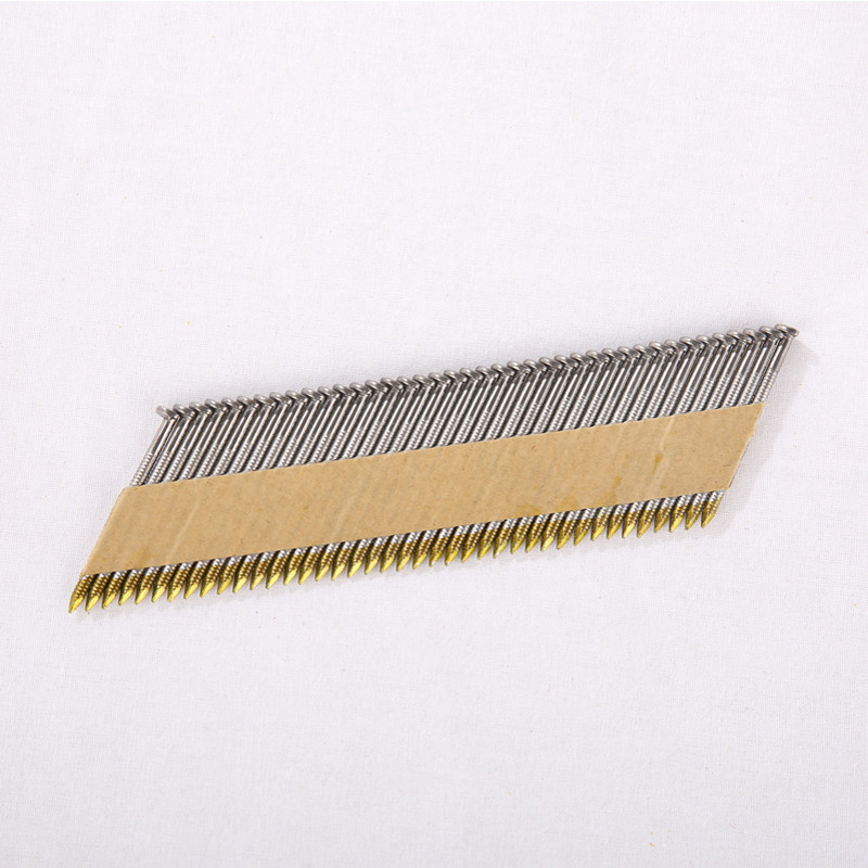 2.8mm Diameter Collated Framing Nails 50mm Ring Shank For Nail Gun