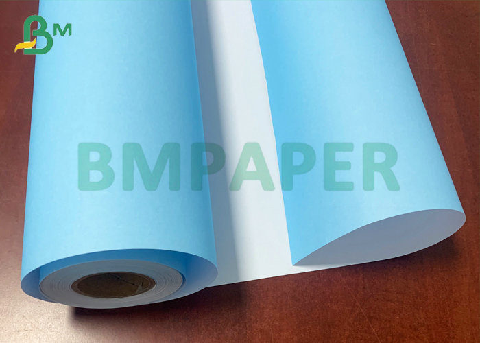 20lb 18'' 24'' 36'' Single - Sided Blueprint Paper For Wide Format Inkjet Printer 