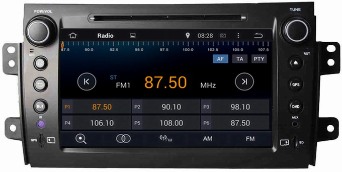Ouchuangbo Auto Stereo DVD Multimedia Kit for Suzuki SX4 2006-2012 Android 4.4 GPS Nav Radio Player OCB-8072D