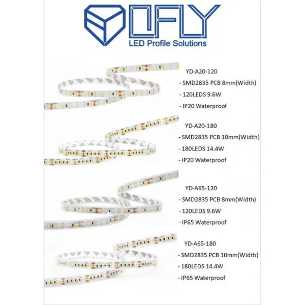 10mm PCB 30LEDs/M Flexible LED Strip Light IP20-IP68 Waterproof LED Tape Light