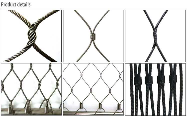 stainless steel rope mesh netting