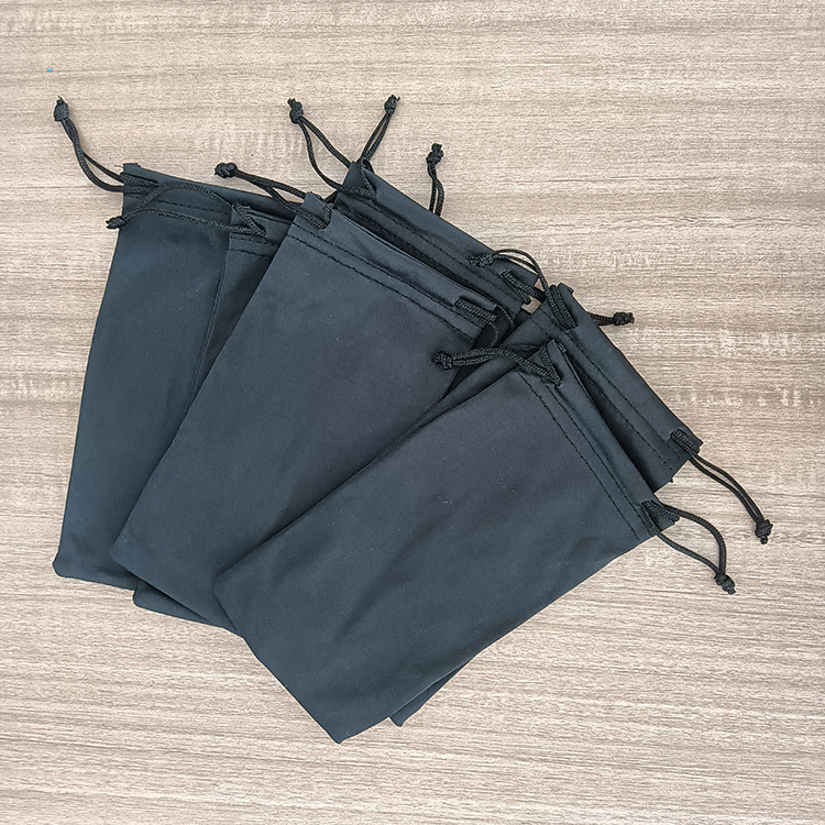Customizable Soft Drawstring Eyeglass Pouch Glasses Case Fashionable