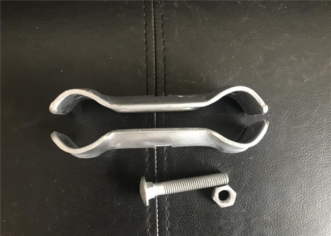 75mm3inch /90mm3.5inch/100mm4inch temporary post center distance Hot dipped Galvanized And Powder coated Clamp