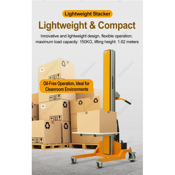 SINOLIFT ESG100 ESG150 Lightweight Electric Screw Stacker