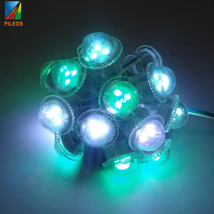 DC12V 26mm 5050 SMD RGB Chips LED Pixel Waterproof IP68 Round Rgb 3 Points Led Module With Ic Ucs1903 /Ws2811