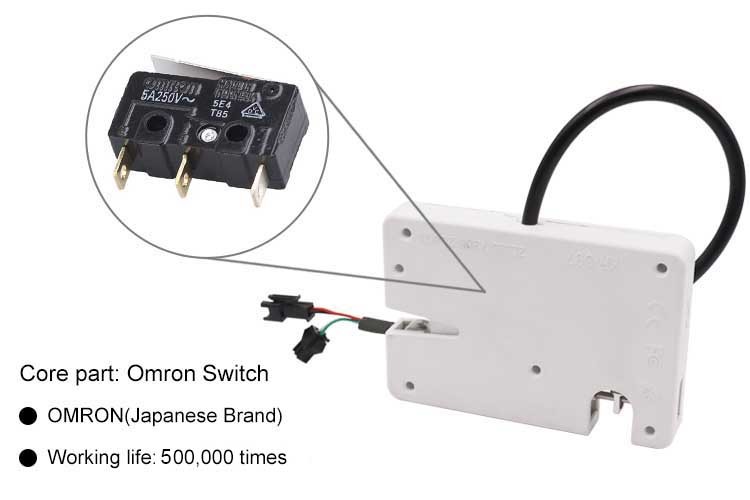 ABS Waterproof Electric Latch 550lbs Access Control Lock For Storage Cabinet