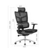 Buy cheap Contemporary Swivel Mesh Seat Office Chair Mfavour Ergonomic Chair from wholesalers