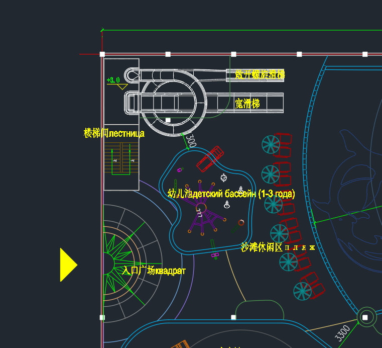 Swimming Pool Slide Wide Slide Water Slides For Hotel Aqua Park Fiberglass Material