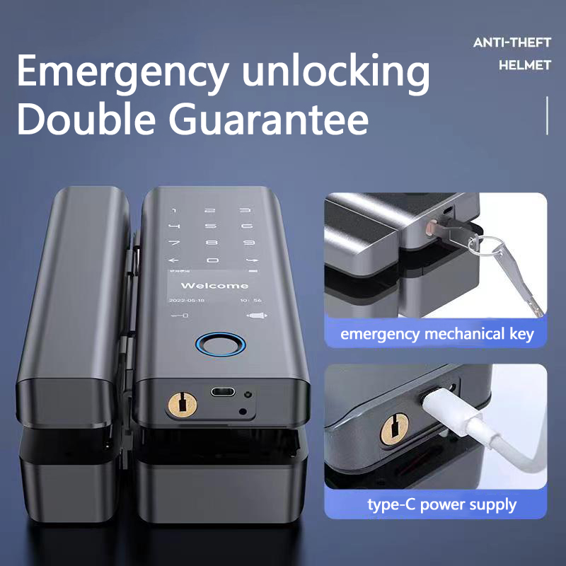 Intelligent Password Fingerprint Tuya WiFi Door Lock for Home Hotel Apartments Office